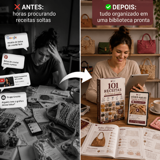Receitas soltas na internet
